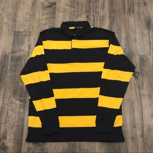 Long sleeve polo shirt